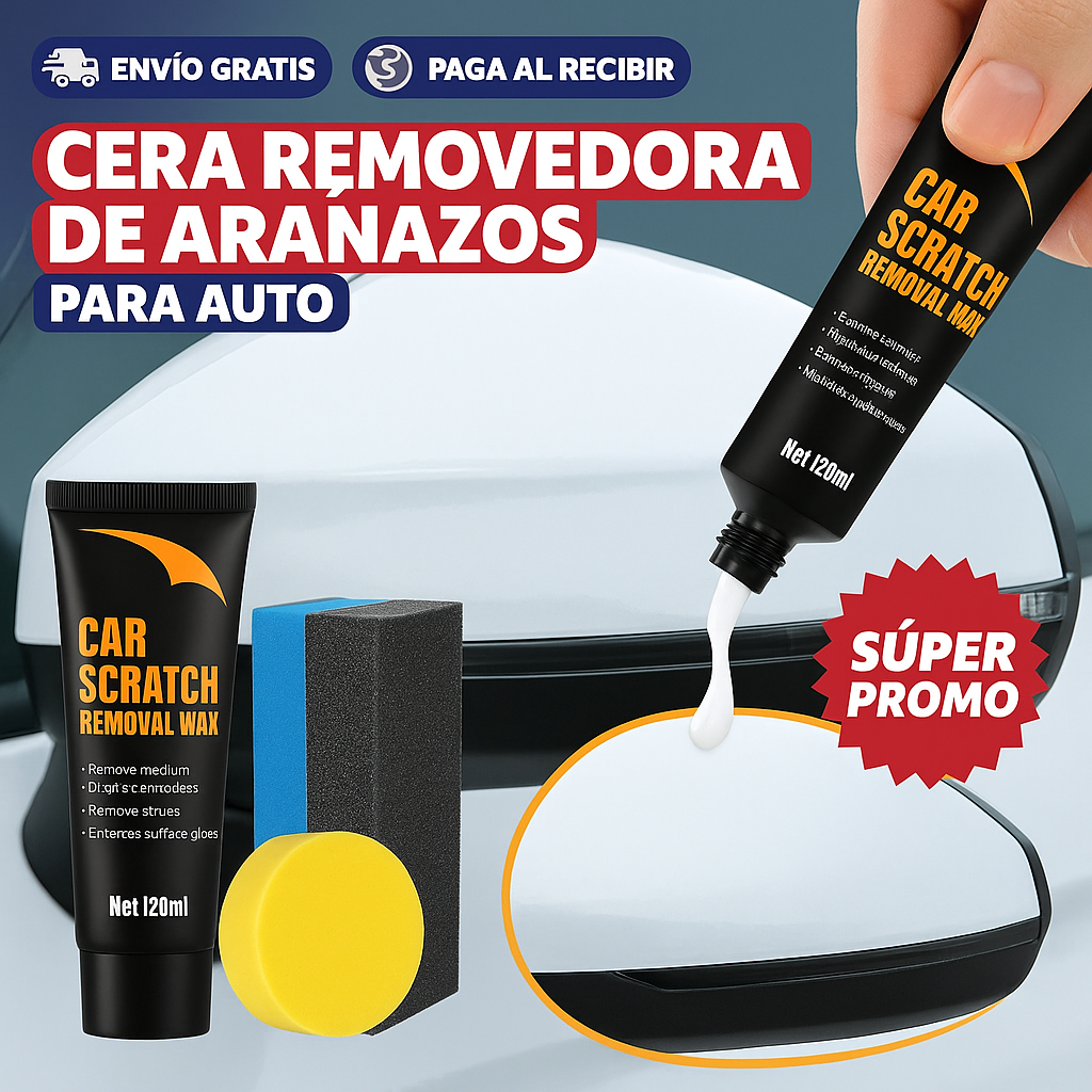 CERA REMOVEDORA DE RAYONES PARA AUTO